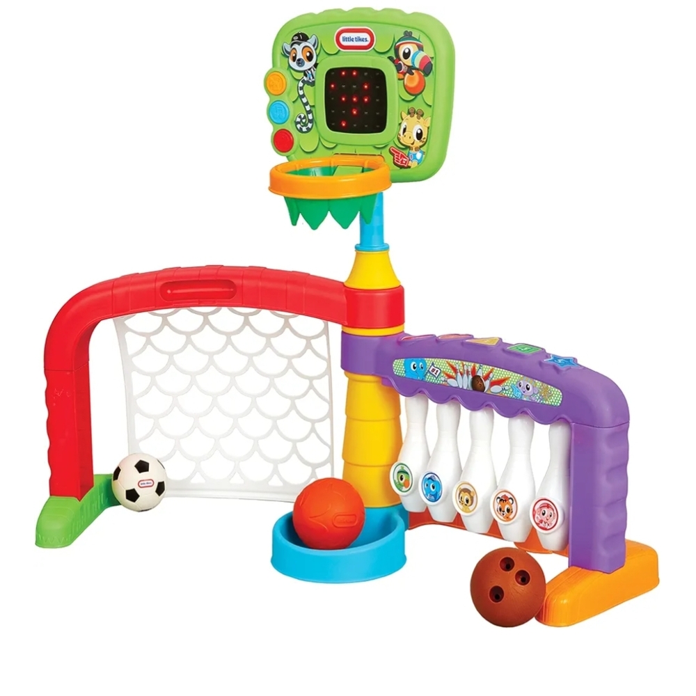 Little Tikes Interactive Sports Playset - Red, Green, Purple